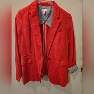 Kenar Bold Red Women's Blazer